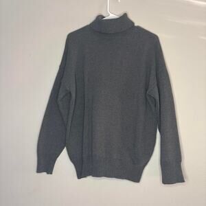 Madewell sweater size large| Gray Turtleneck|Lagenlook